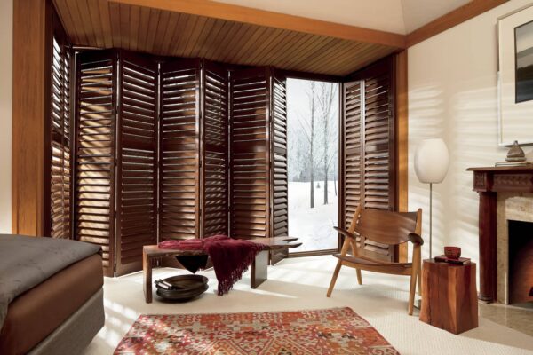 NewStyle Hybrid Shutters - Bi-Fold Track HT Bedroom