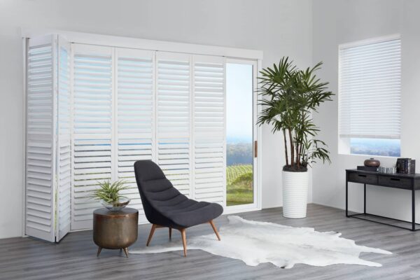 NewStyle Hybrid Shutters - Bi-Fold Track HT Whole House Den