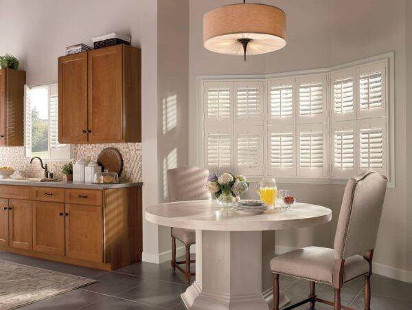 NewStyle Hybrid Shutters - Double-Hung FT Dining Nook