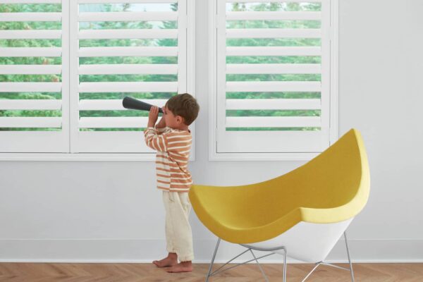 NewStyle Hybrid Shutters - Standard Hinged HT Angle Top Kids Child