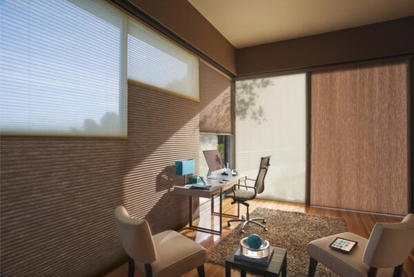 Applause Honeycomb Shades crystalline legends office