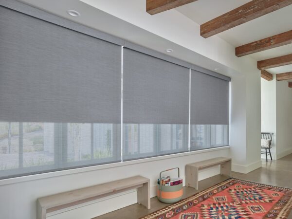 Designer Roller Shades fabios hallway