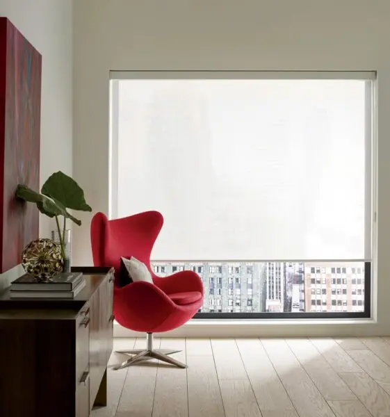 Designer Screen Shades Empire Fence Post Foyer