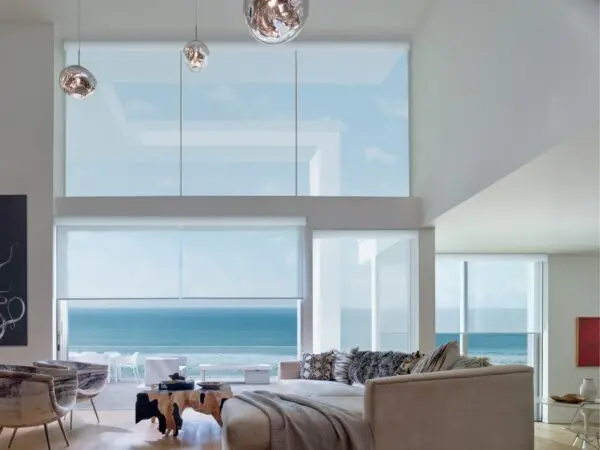 Designer Screen Shades Panama Living Room