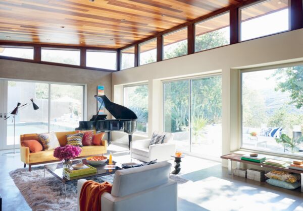 Duette Honeycomb Shades living room