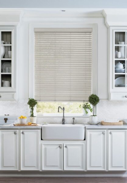 Everwood Alternative Wood Blinds cl faux wood kitchen