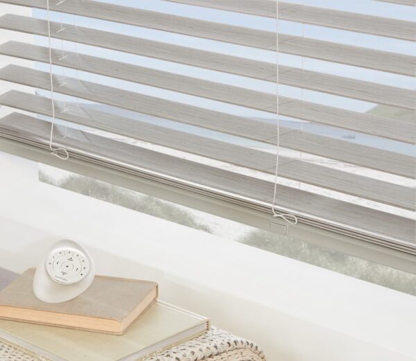 Everwood Alternative Wood Blinds coastal hardware detail