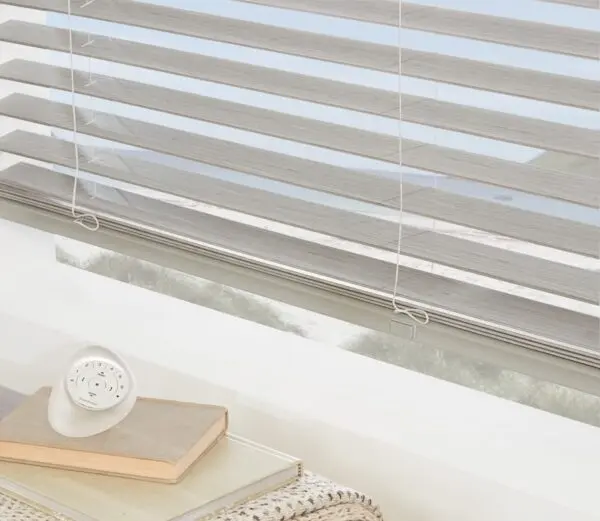 Everwood Alternative Wood Blinds coastal hardware detail
