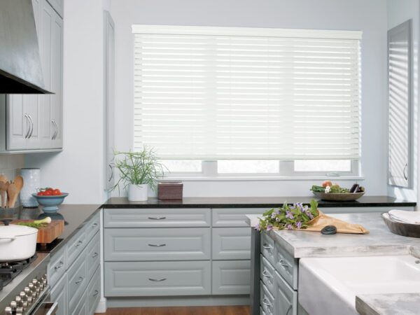 Everwood Alternative Wood Blinds faux wood kitchen