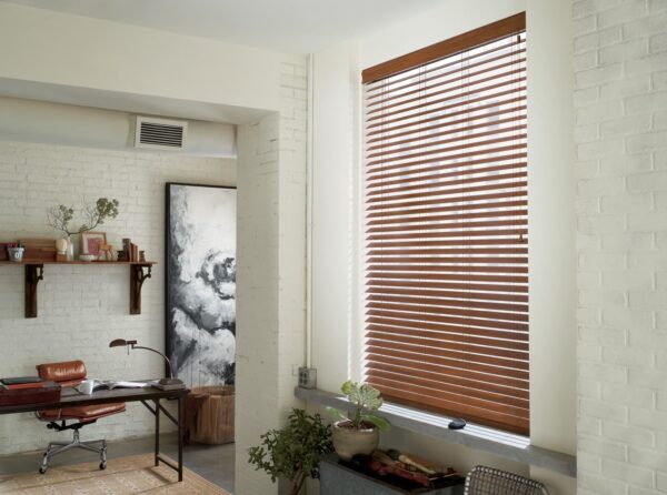 Everwood Alternative Wood Blinds faux wood office