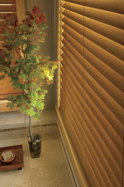 Everwood Alternative Wood Blinds standard cordlock faux wood hardware detail1