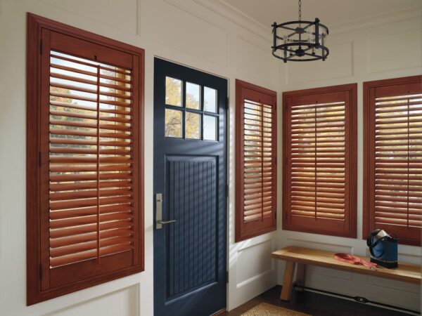 Heritance Hardwood Shutters hhc glaze entry