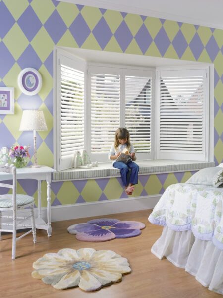 Heritance Hardwood Shutters kids bedroom