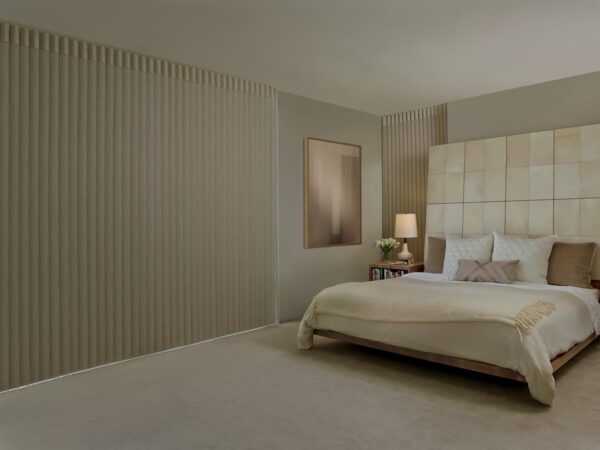 Luminette Privacy Sheers terra bedroom closed