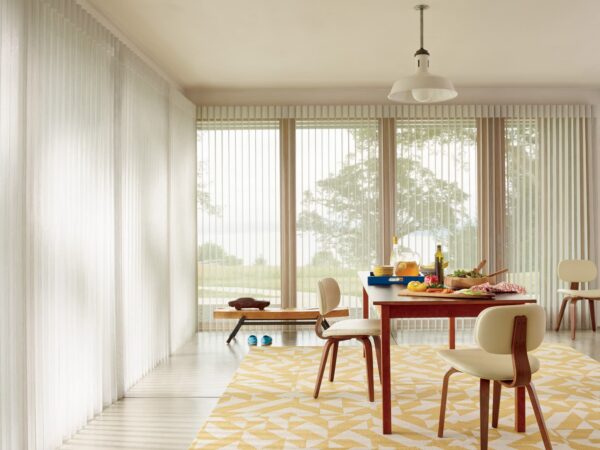 Luminette Privacy Sheers terra dining room patio
