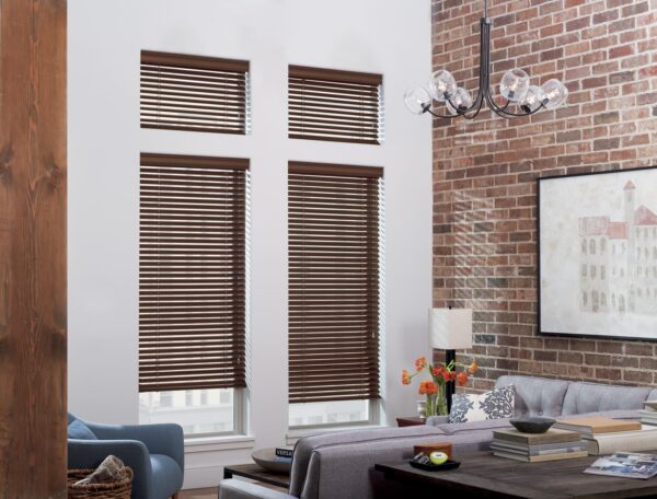 Modern Precious Metals Aluminum Blinds living room