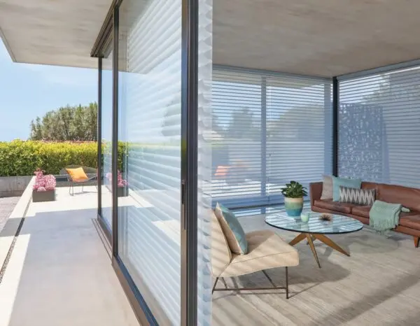 Nantucket Window Shadings Boardwalk Living Room Exterior