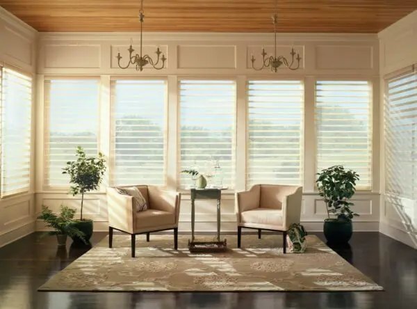 Nantucket Window Shadings Sunscreen Living Room