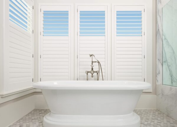 Palm Beach Polysatin Shutters standardpanels bathroom bath split tilt