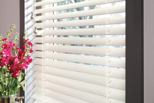 Parkland Wood Blinds basswood fabric detail