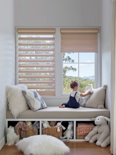 Pirouette Window Shadings shantung nursery with talent