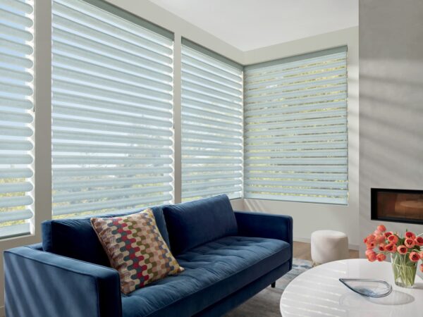 Pirouette Window Shadings st linen living room