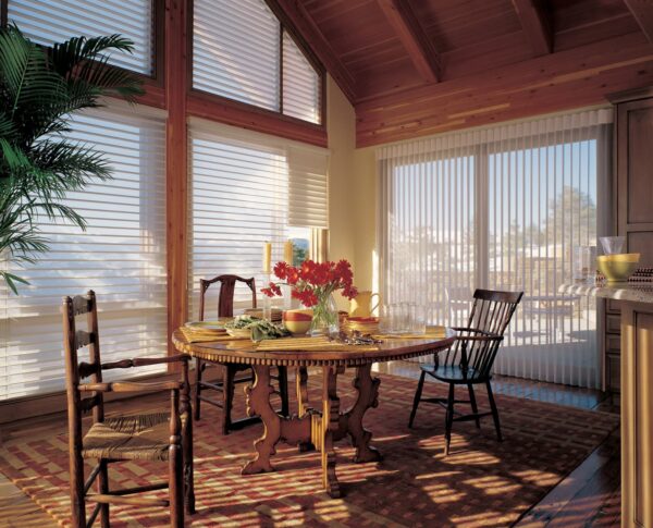 Silhouette Window Shadings counterparts diningroom