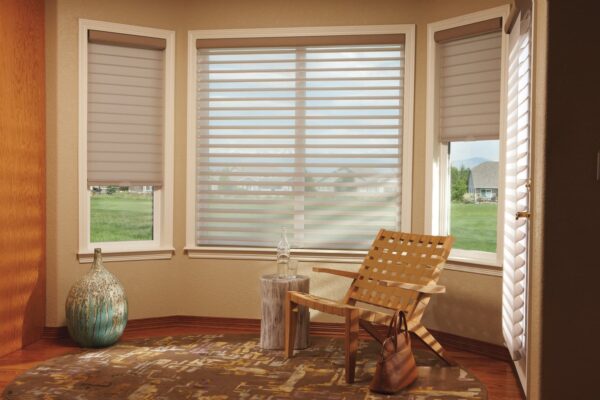 Silhouette Window Shadings living room