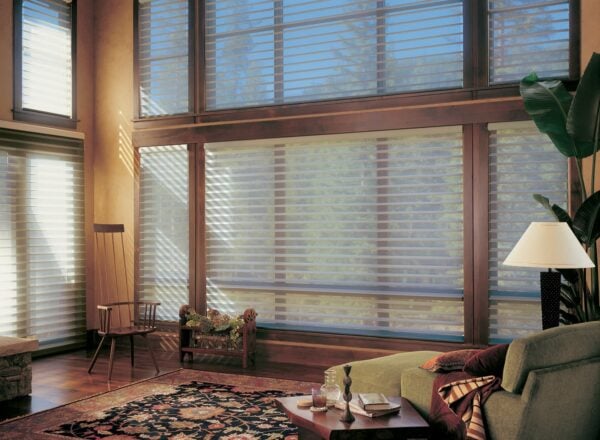 Silhouette Window Shadings quartette livingroom