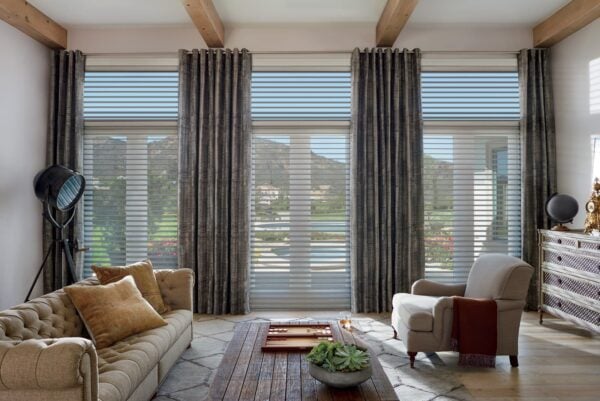 Silhouette Window Shadings ug2 tapestry living room