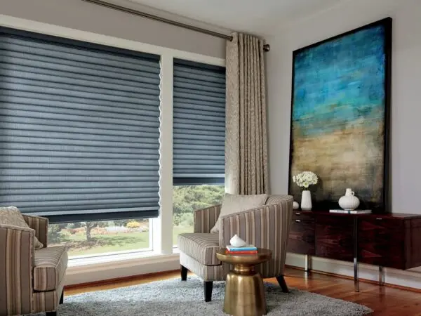 Solera Soft Shades Living Room Vertical