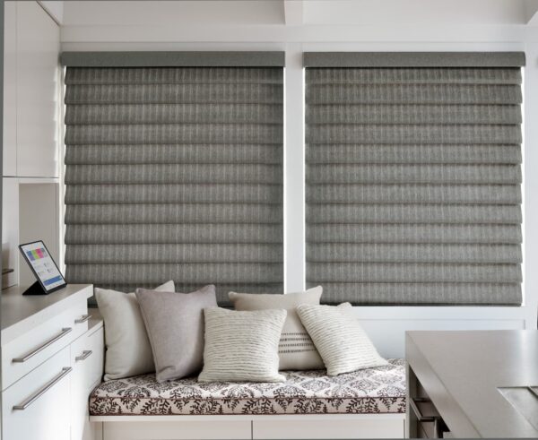 Vignette Modern Roman Shades brooklyntweed hardware detail