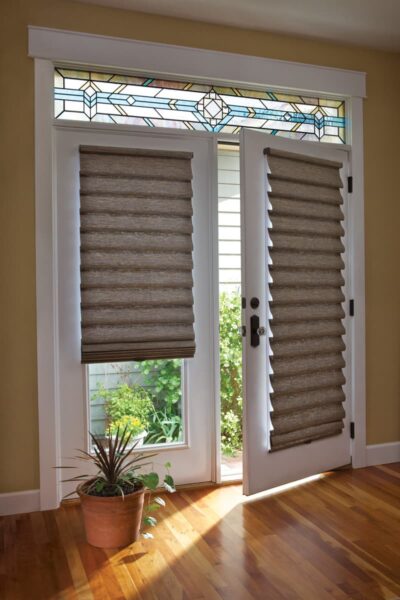 Vignette Modern Roman Shades grasslands hardware detail1