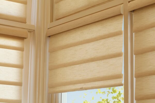 Vignette Modern Roman Shades indiasilk hardware detail