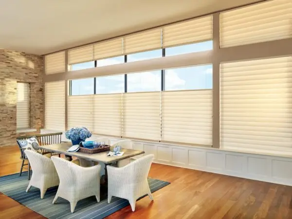 Vignette Modern Roman Shades marrakesh diningroom