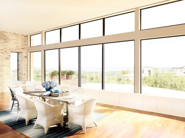 Vignette Modern Roman Shades marrakesh diningroom before